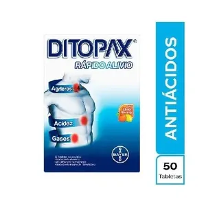 Ditopax  masticables blíster x 10 tabletas