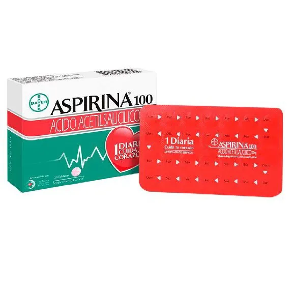 ASPIRINA 100MG BLISTER X  28 TAB BAYER