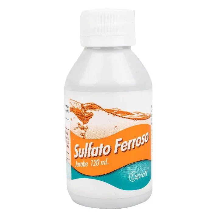 Sulfato Ferroso  Jarabe Frasco x 120 Laproff