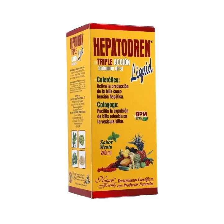 Hepatodren triple acción frasco x 240ml