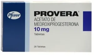 Proveera Blíster x 14 Tab ( acetato de medroxiprogesterona 10mg )