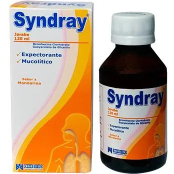 Syndray Bromhexina+Guayacolato 120ml Mandarina