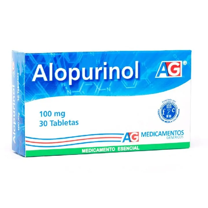 Alopurinol 100mg  blíster x 10  tableta AG