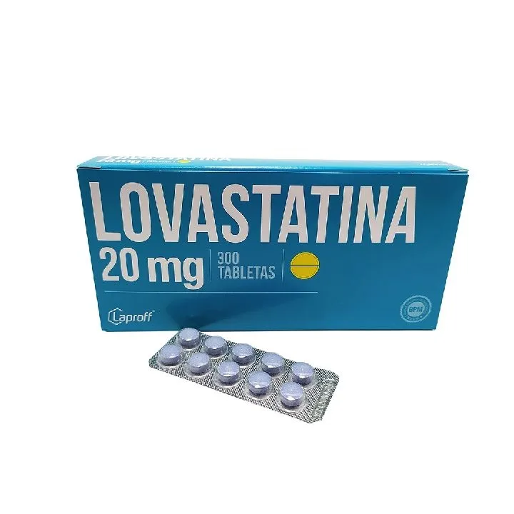 Lovastatina 20mg blíster x 10 tableta laproff