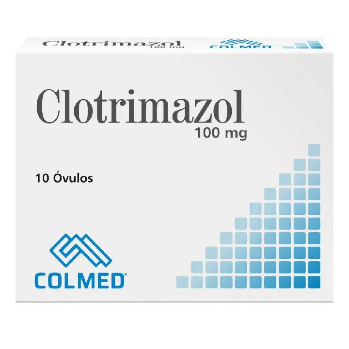 Clotrimazol 100mg Blíster  x 10 Ovulos Colmed