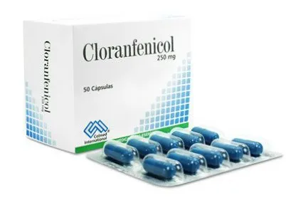 Cloranfenicol 250mg Blister x 10 Capsulas de