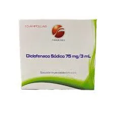 Diclofenaco 75mg Caja x 10 ampollas Farmioni