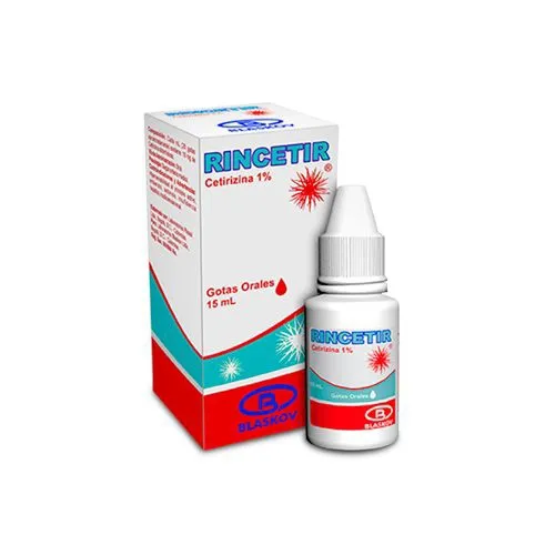 Cetirizina Rincetir 10mg/ml Gotas 15ml