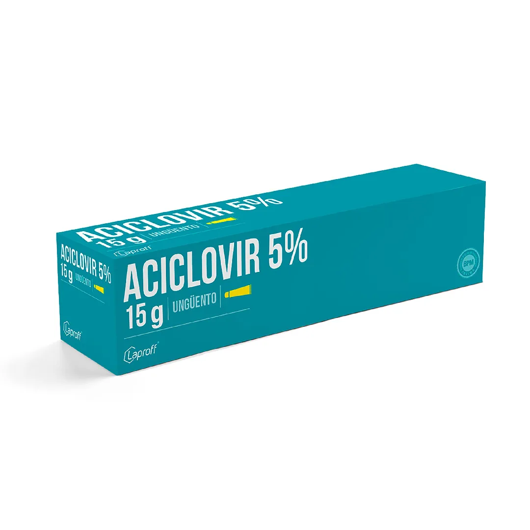 ACICLOVIR 5% UNGÜENTO TOPICO 15G LAPROFF