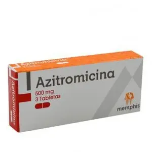 AZITROMICINA 500MG CAJA 3  TABLETA MEMPHIS