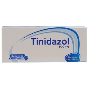 Tinidazol 500mg Caja x 8 Tabletas Coaspharma