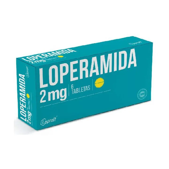 Loperamida 2mg Blister x 6 Tabletas