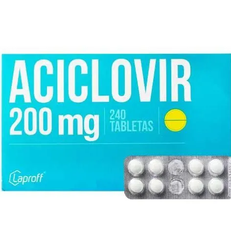 ACICLOVIR 200MG LAPROFF  BLISTER X 8 TAB