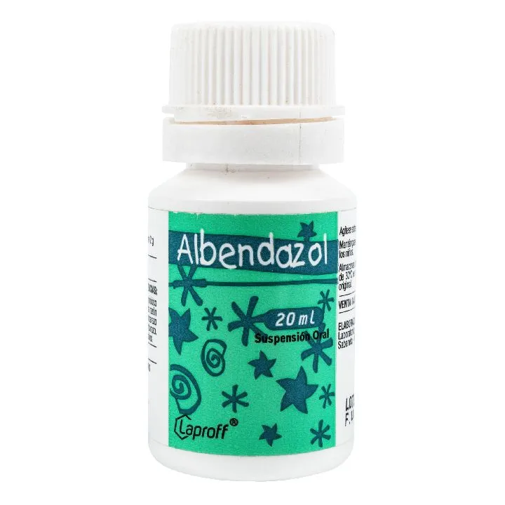 ALBENDAZOL 20ML SUSP LAPROFF