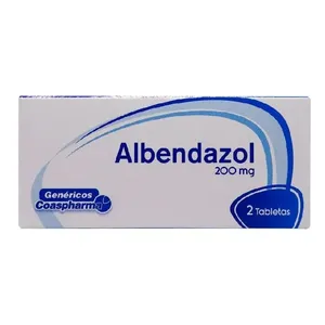 ALBENDAZOL 200MG X 2 TAB COASPHARMA