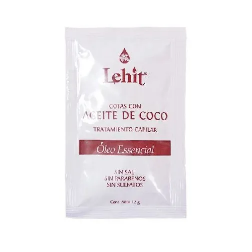 Aceite coco x1 sobre  10g lehit