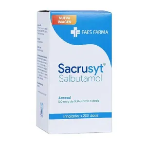 Sacrusyt Salbutamol Inhalador 100mg