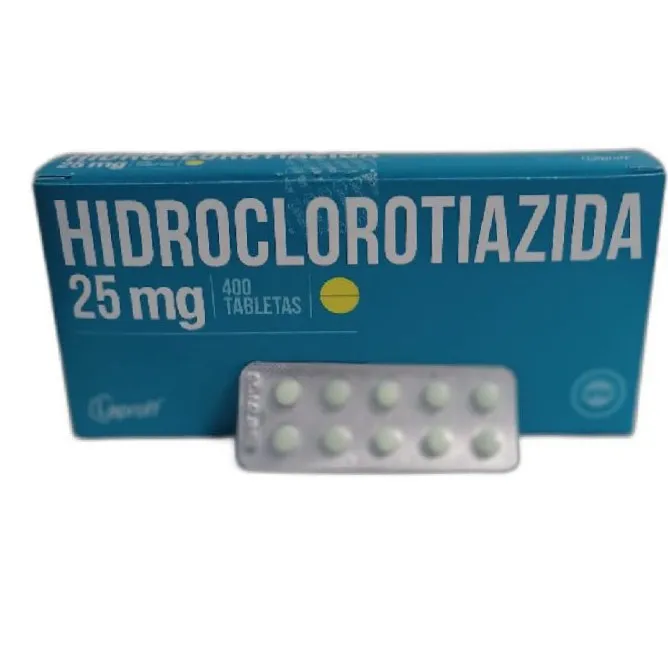 Hidroclorotiazida 25mg x 10 Tabletas Laproff